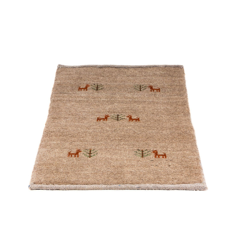 Gabbeh Rug - Loribaft Perser - 60 x 40 cm - light chocolate