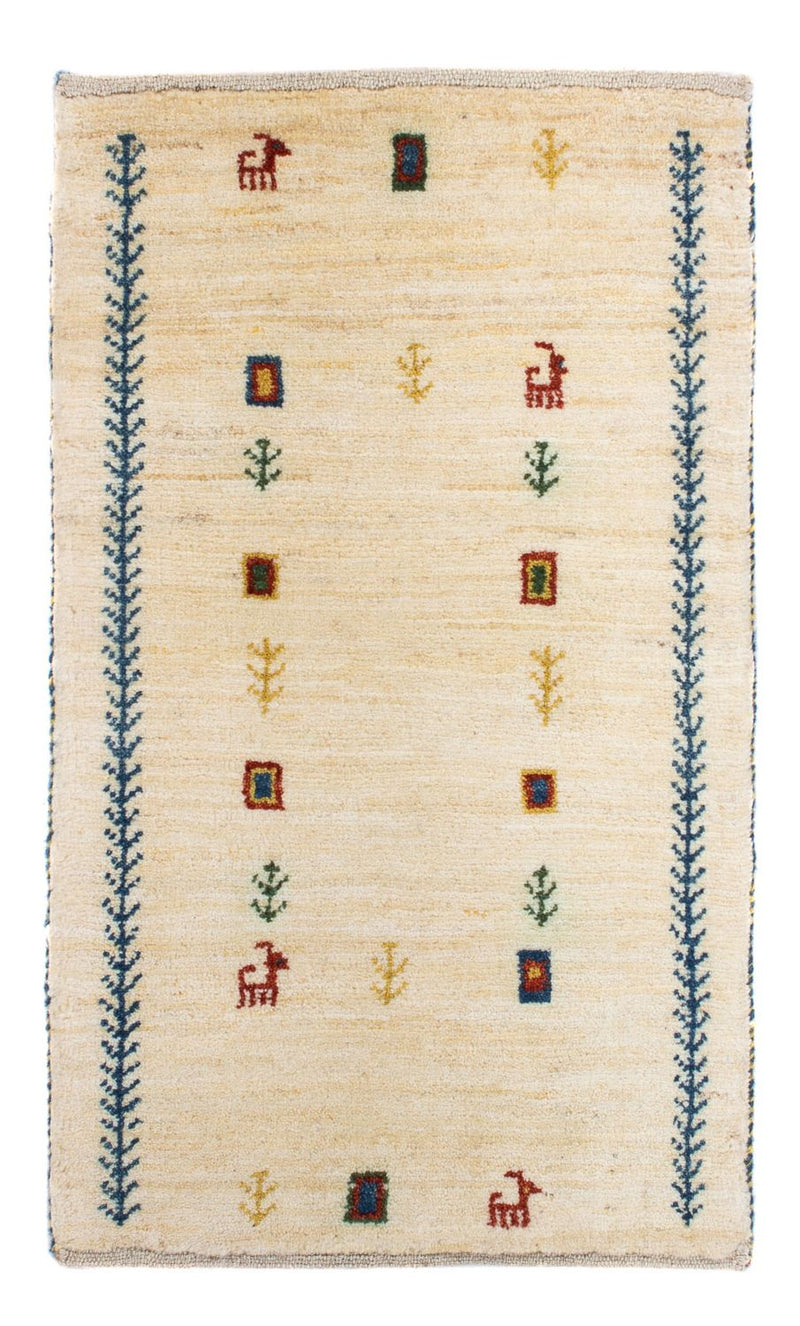 Gabbeh Rug - Loribaft Perser - 87 x 51 cm - beige