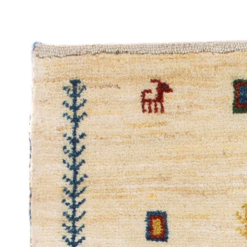 Gabbeh Rug - Loribaft Perser - 87 x 51 cm - beige