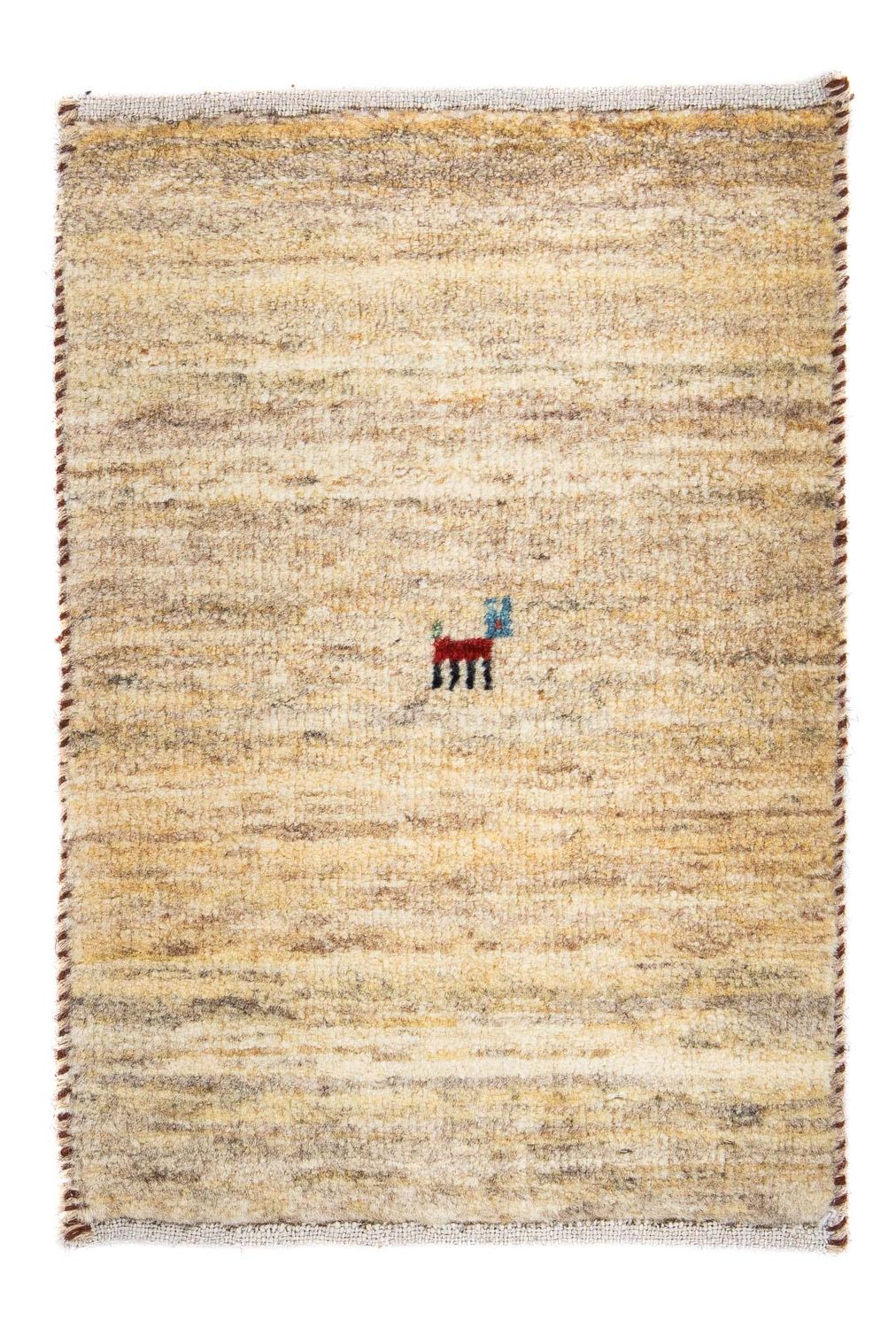 Gabbeh Rug - Loribaft Perser - 60 x 40 cm - beige
