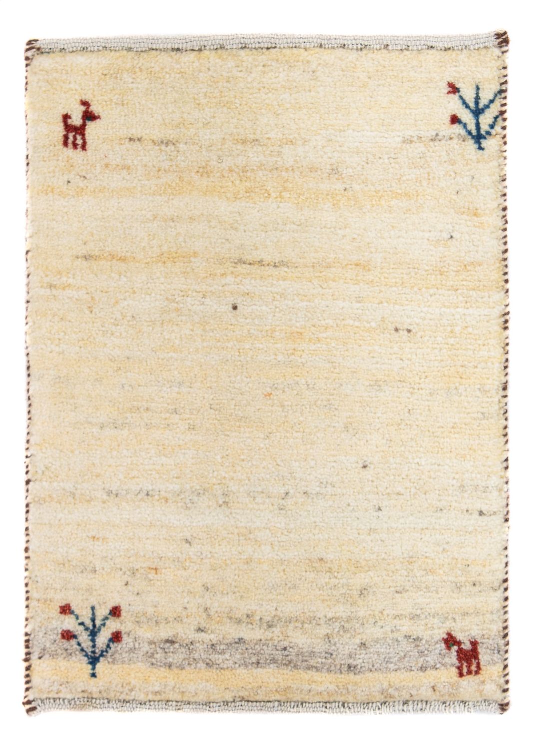 Gabbeh Rug - Loribaft Perser - 60 x 40 cm - beige