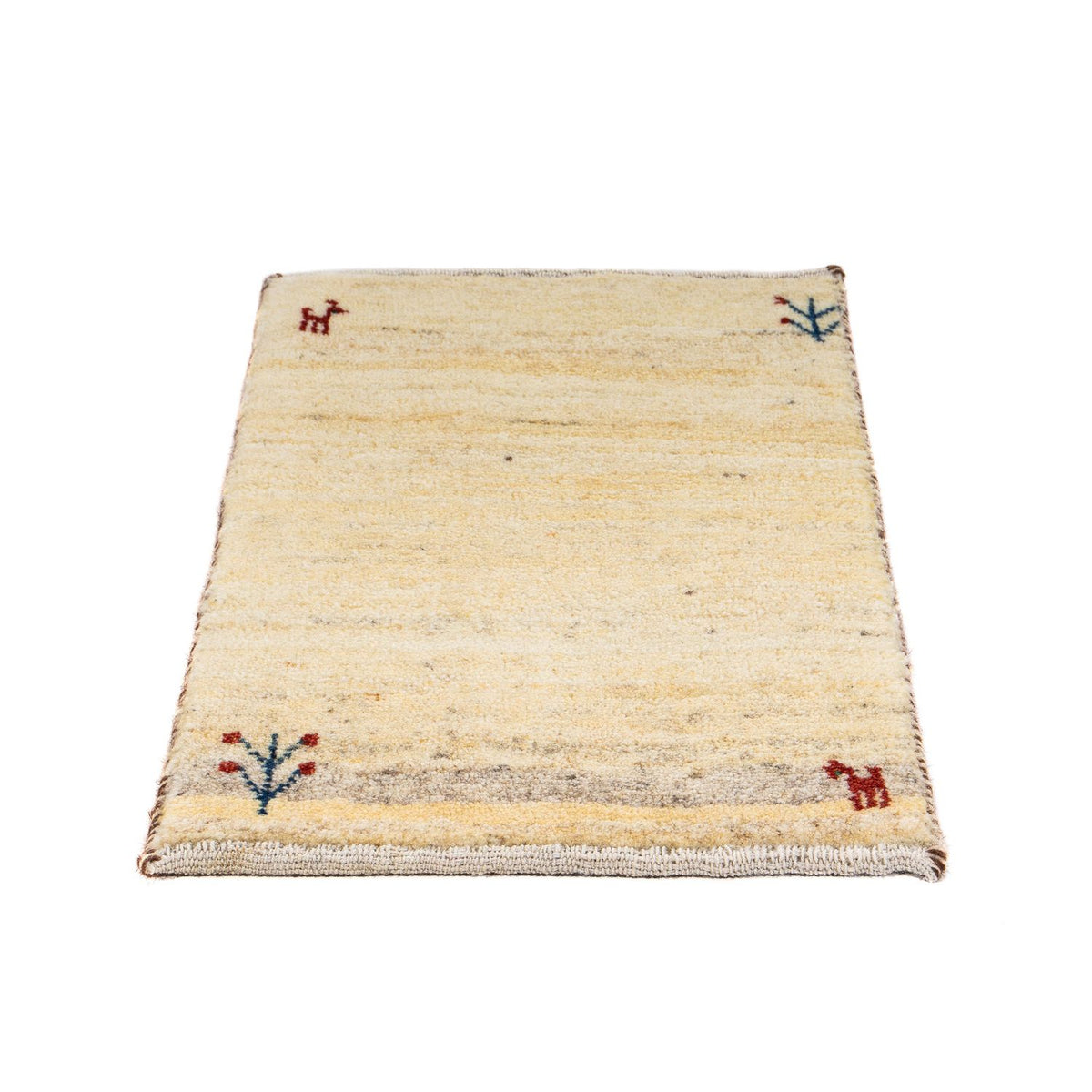 Gabbeh Rug - Loribaft Perser - 60 x 40 cm - beige