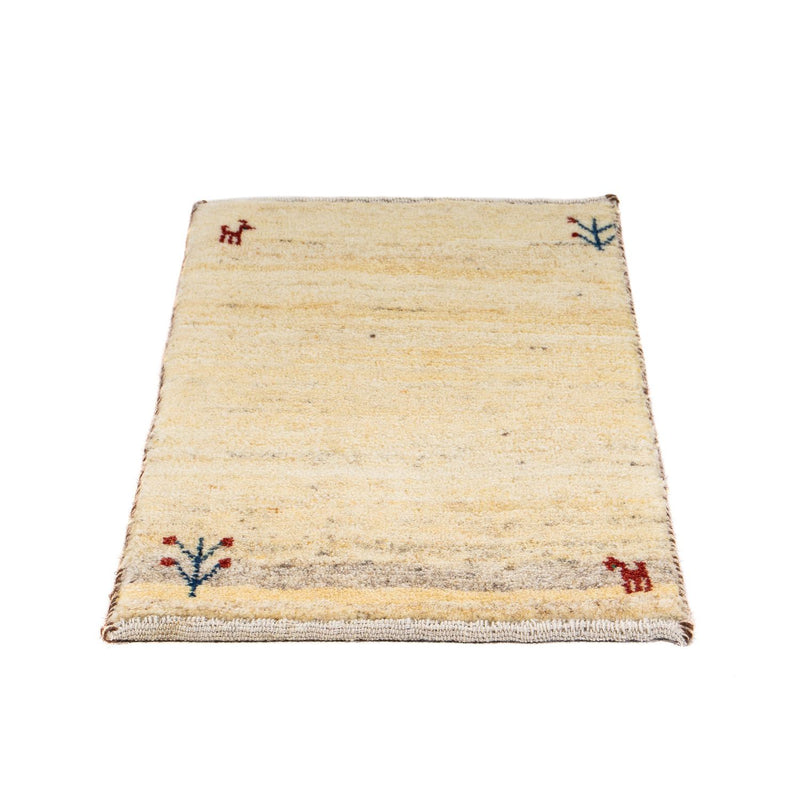 Gabbeh Rug - Loribaft Perser - 60 x 40 cm - beige