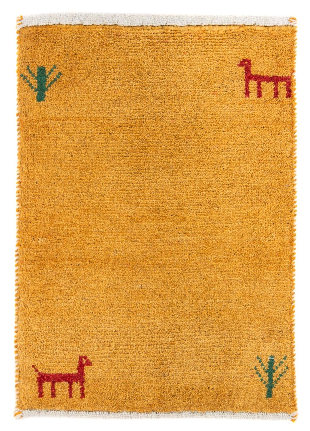 Gabbeh Rug - Loribaft Perser - 60 x 40 cm - orange