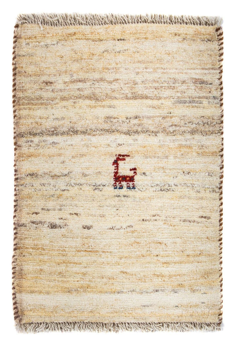 Gabbeh Rug - Perser - 60 x 40 cm - beige