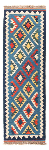 Runner Kelim Rug - Oriental - 204 x 62 cm - blue