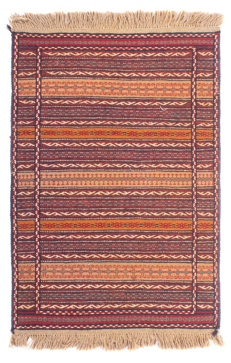Kelim Rug - Oriental - 122 x 78 cm - multicolored