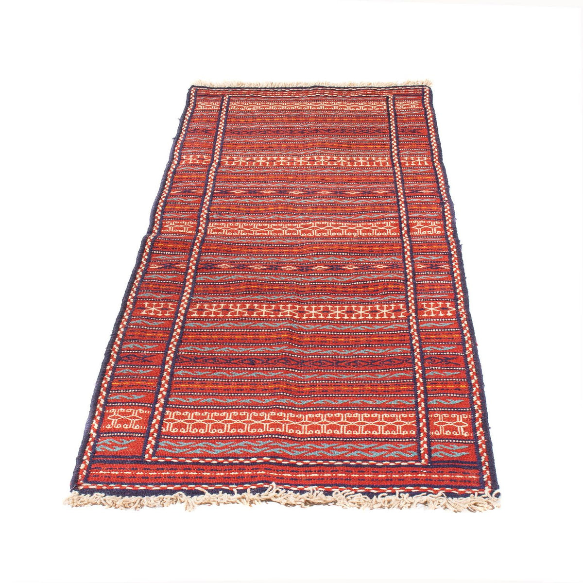 Runner Kelim Rug - Oriental - 200 x 70 cm - multicolored