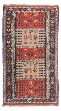 Runner Kelim Rug - Oriental - 200 x 100 cm - multicolored