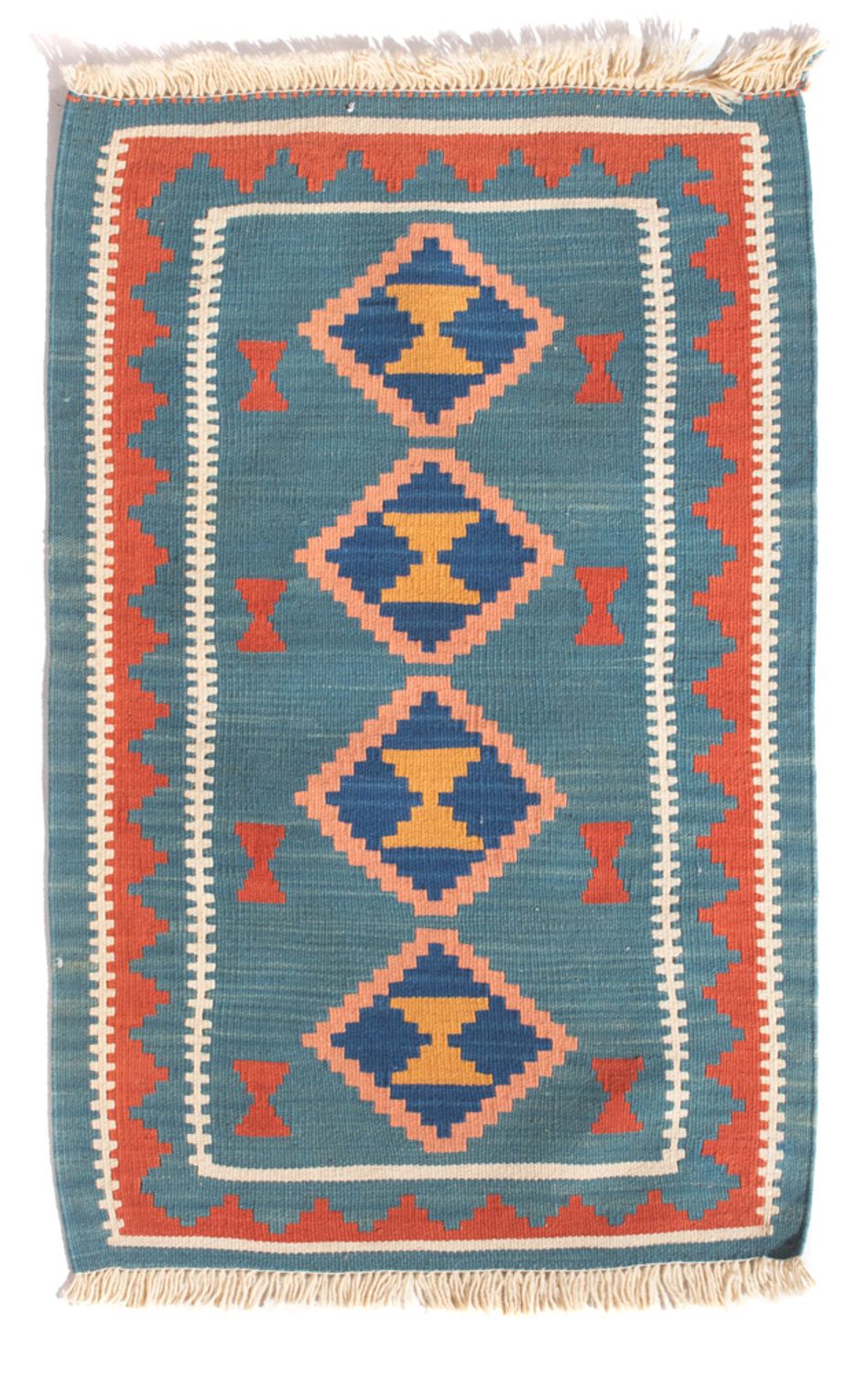 Kelim Rug - Oriental - 96 x 63 cm - multicolored