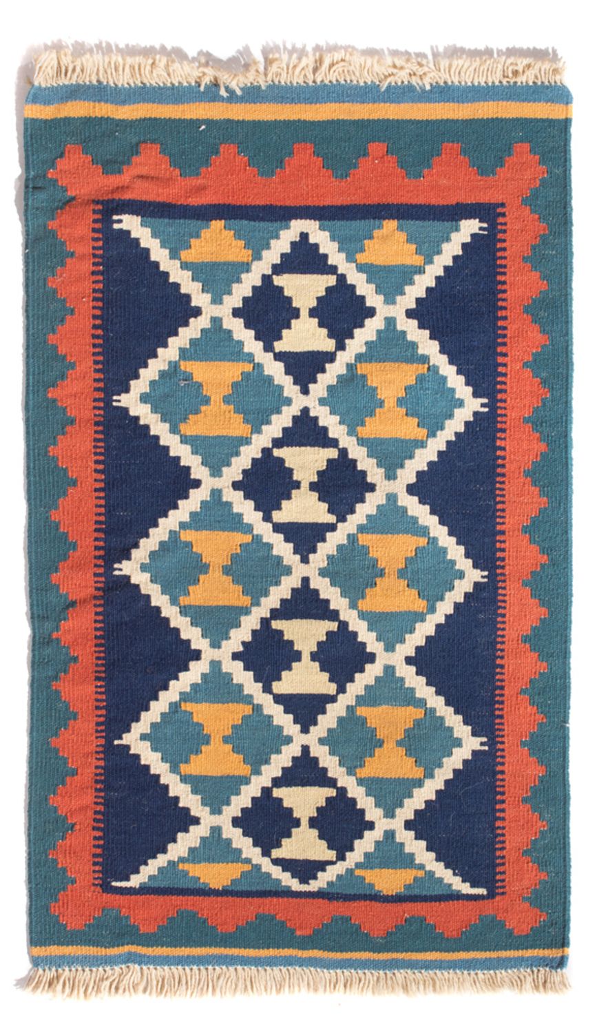 Kelim Rug - Oriental - 87 x 57 cm - multicolored
