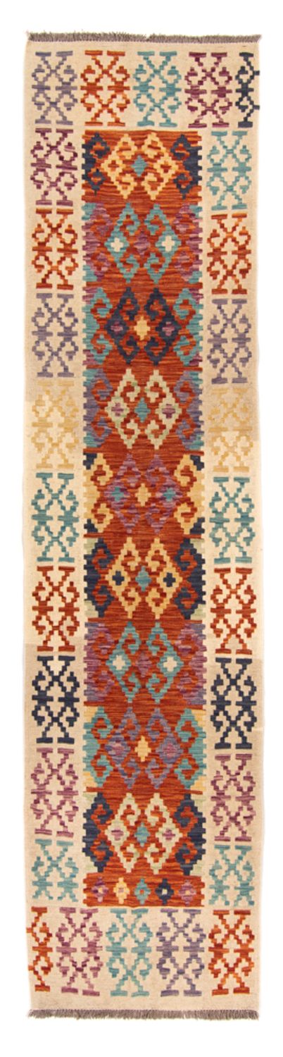 Runner Kelim Rug - Splash - 302 x 83 cm - multicolored