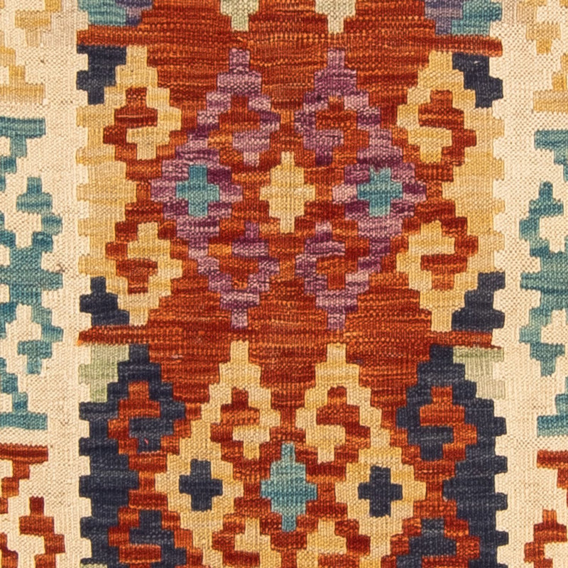 Runner Kelim Rug - Splash - 302 x 83 cm - multicolored