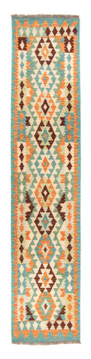 Runner Kelim Rug - Splash - 304 x 75 cm - multicolored
