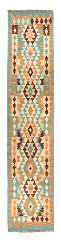 Runner Kelim Rug - Splash - 304 x 75 cm - multicolored