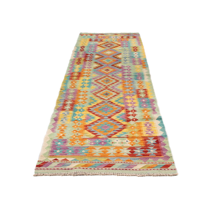 Runner Kelim Rug - Splash - 309 x 84 cm - multicolored