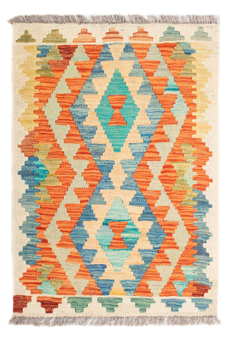 Kelim Rug - Splash - 89 x 63 cm - multicolored