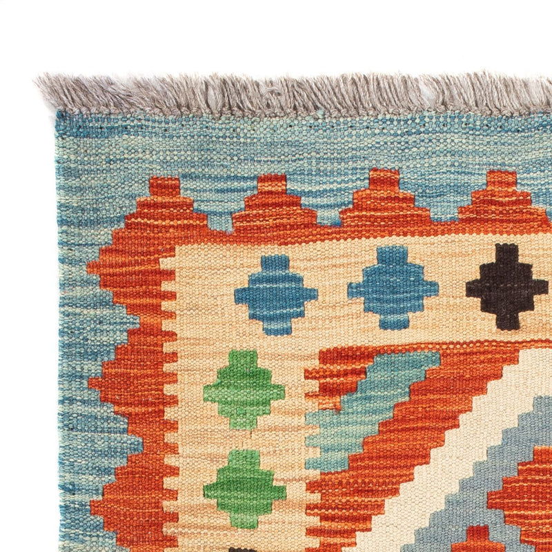 Kelim Rug - Splash - 89 x 63 cm - multicolored