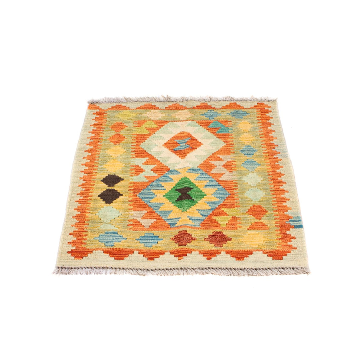 Kelim Rug - Splash - 89 x 63 cm - multicolored