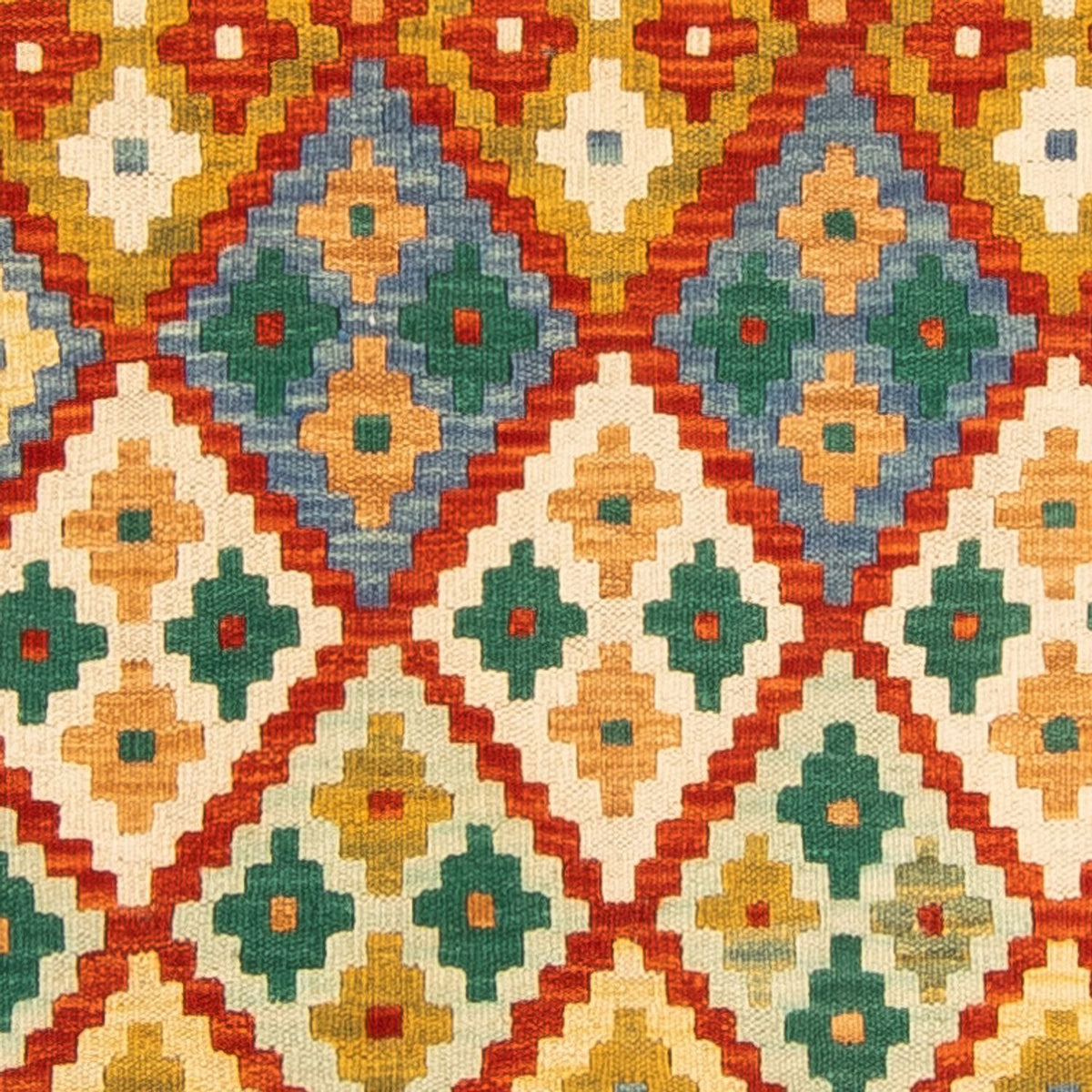 Runner Kelim Rug - Splash - 297 x 80 cm - multicolored