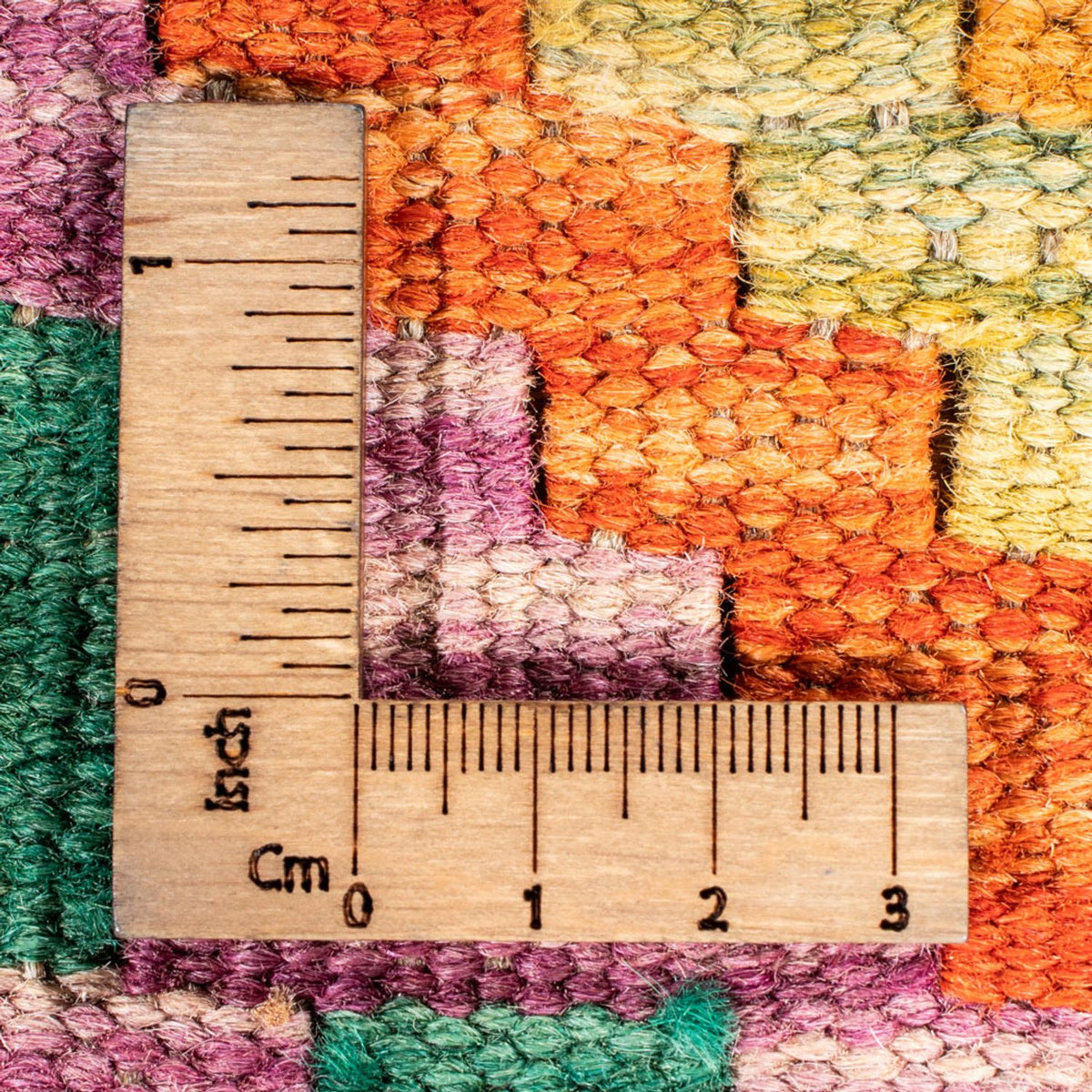 Runner Kelim Rug - Splash - 297 x 86 cm - multicolored