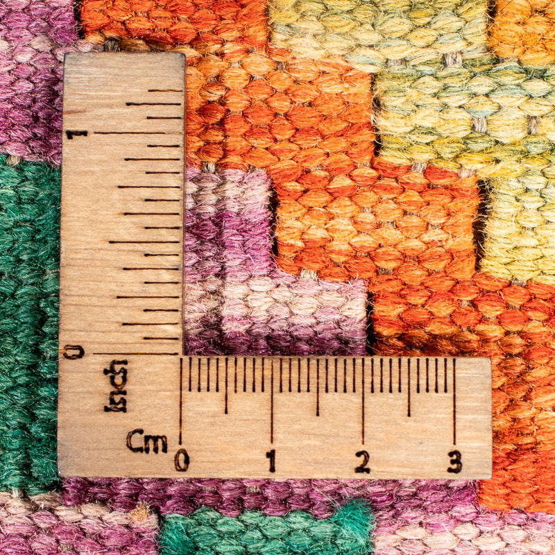 Runner Kelim Rug - Splash - 297 x 86 cm - multicolored