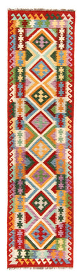 Runner Kelim Rug - Splash - 292 x 80 cm - multicolored
