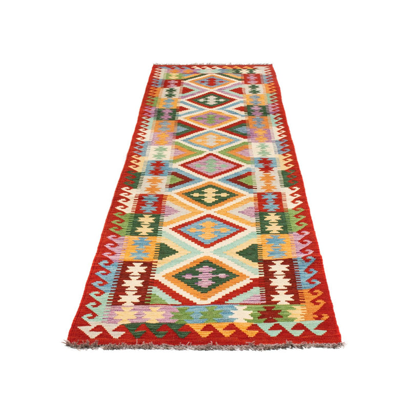 Runner Kelim Rug - Splash - 292 x 80 cm - multicolored
