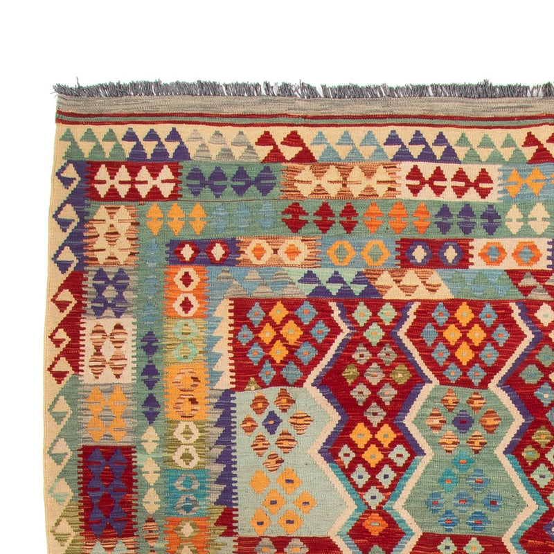 Kelim Rug - Splash - 359 x 247 cm - multicolored