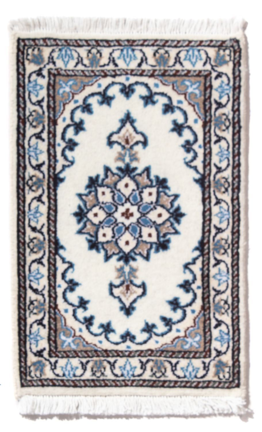 Perser Rug - Nain - 60 x 40 cm - light blue