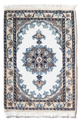 Perser Rug - Nain - 60 x 40 cm - light blue