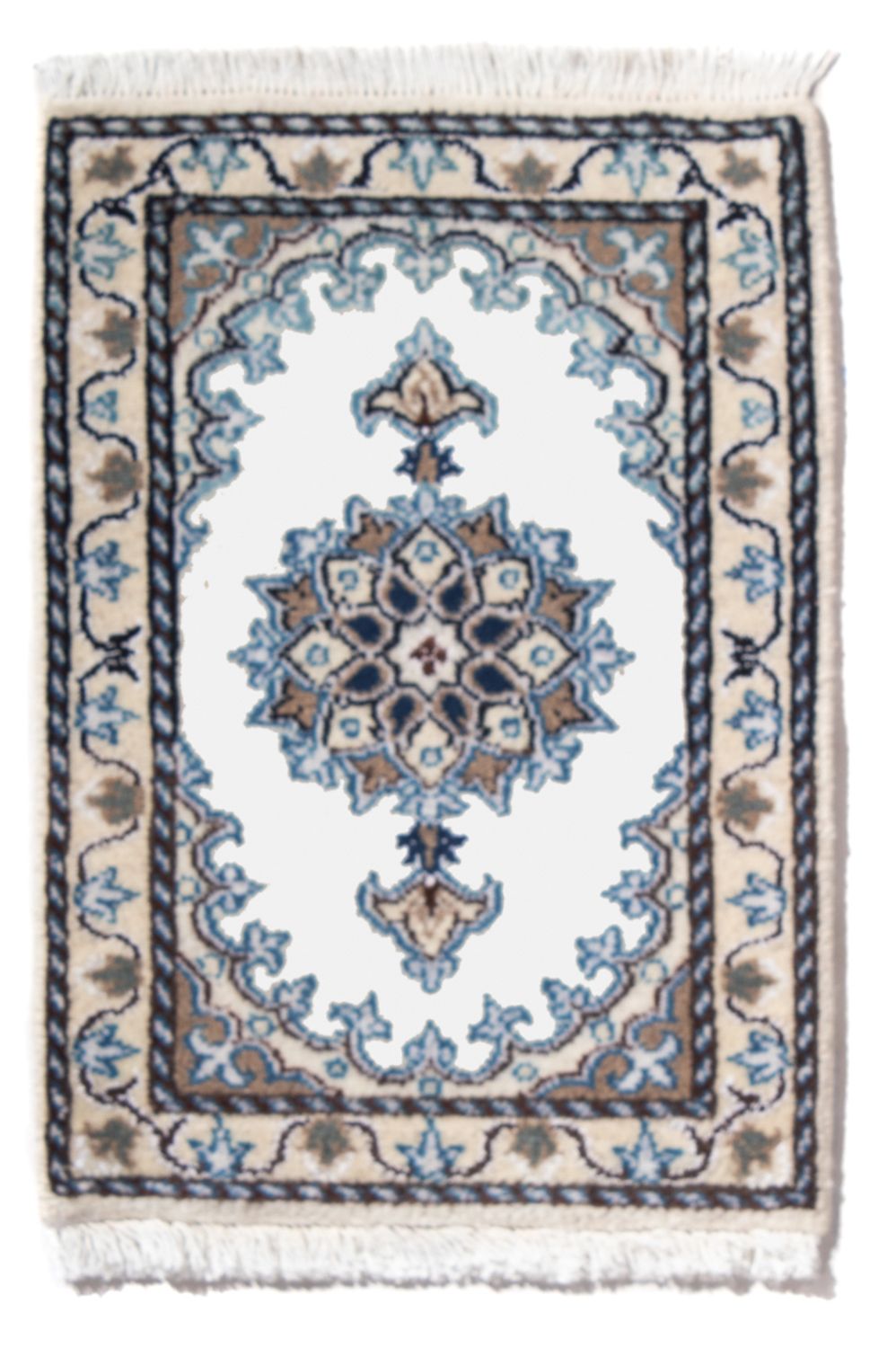 Perser Rug - Nain - 60 x 40 cm - light blue