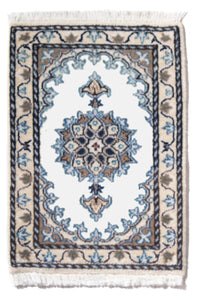Perser Rug - Nain - 60 x 40 cm - light blue
