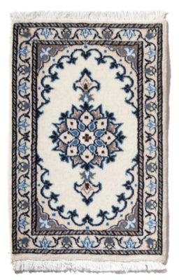 Perser Rug - Nain - 60 x 40 cm - light blue