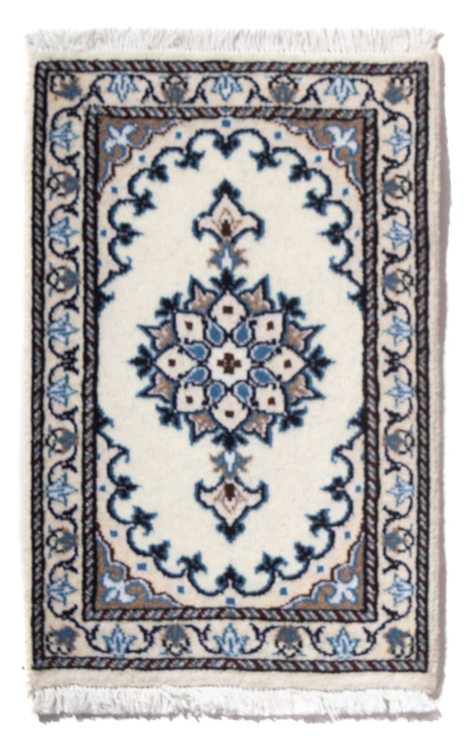 Perser Rug - Nain - 60 x 40 cm - light blue