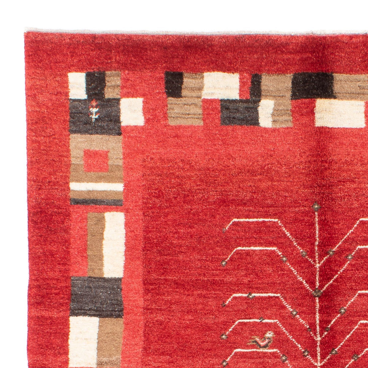 Gabbeh Rug - Perser - 191 x 147 cm - red