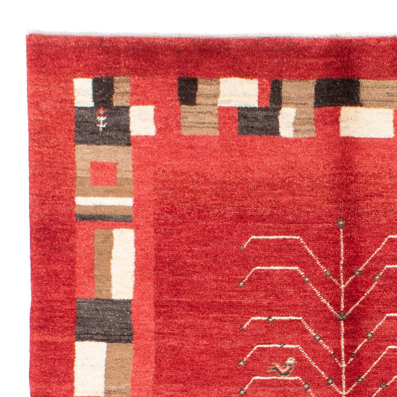 Gabbeh Rug - Perser - 191 x 147 cm - red