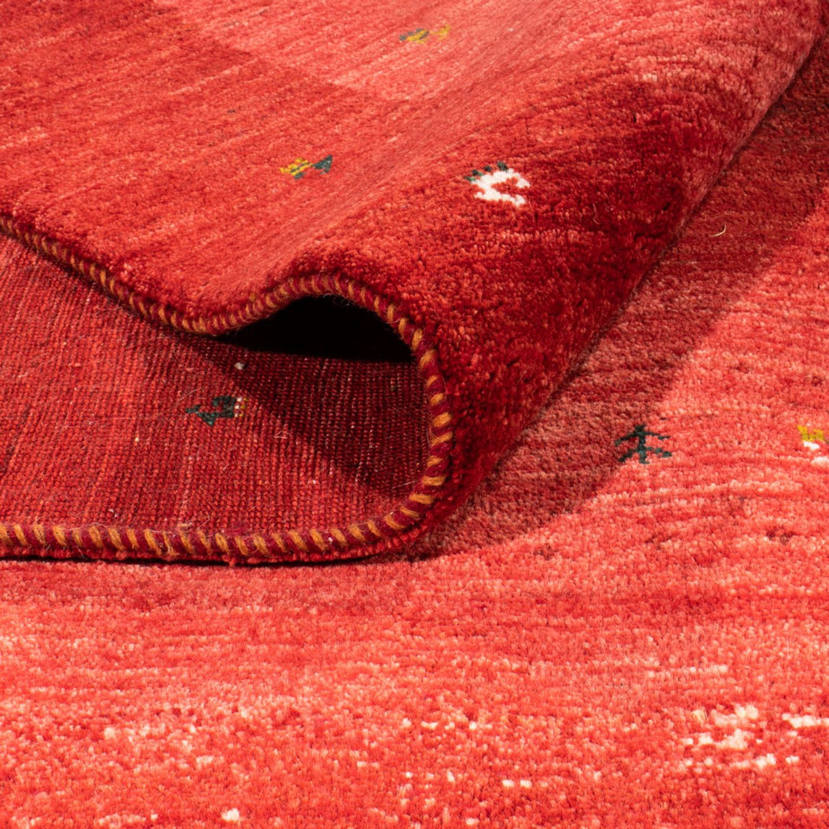 Gabbeh Rug - Loribaft Perser - 347 x 257 cm - red