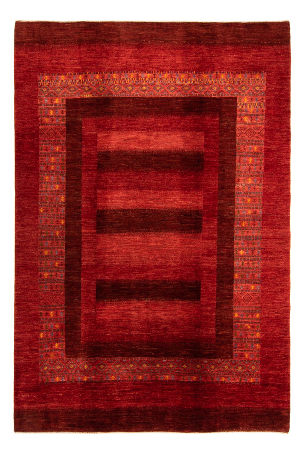 Gabbeh Rug - Loribaft Perser - 297 x 205 cm - red