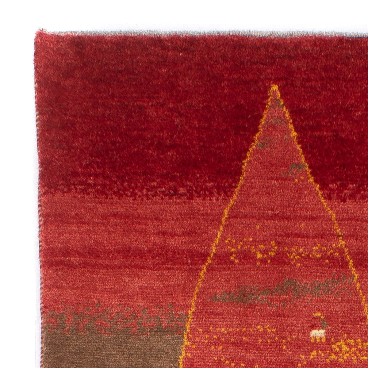Runner Gabbeh Rug - Perser - 205 x 74 cm - red