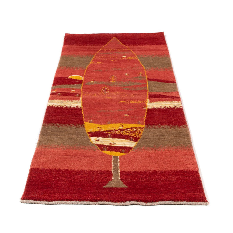 Runner Gabbeh Rug - Perser - 205 x 74 cm - red