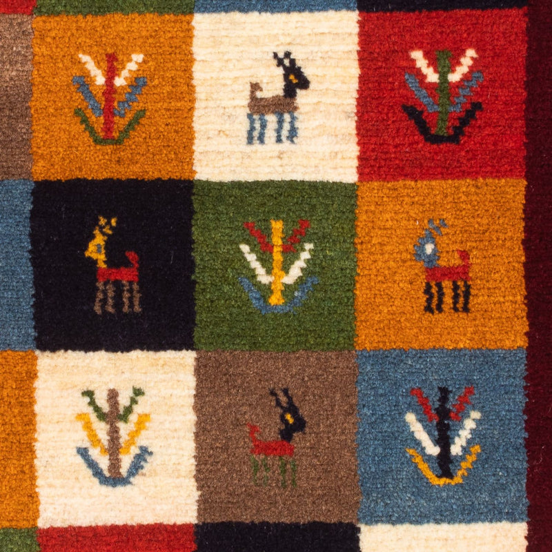 Gabbeh Rug - Perser - 88 x 61 cm - multicolored