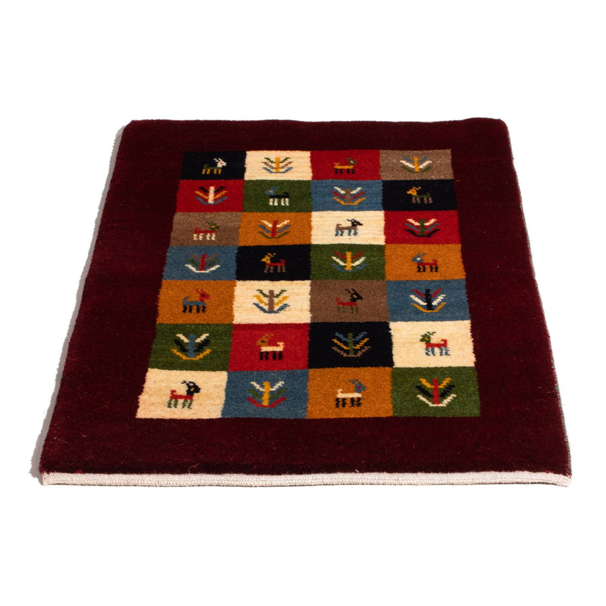 Gabbeh Rug - Perser - 88 x 61 cm - multicolored