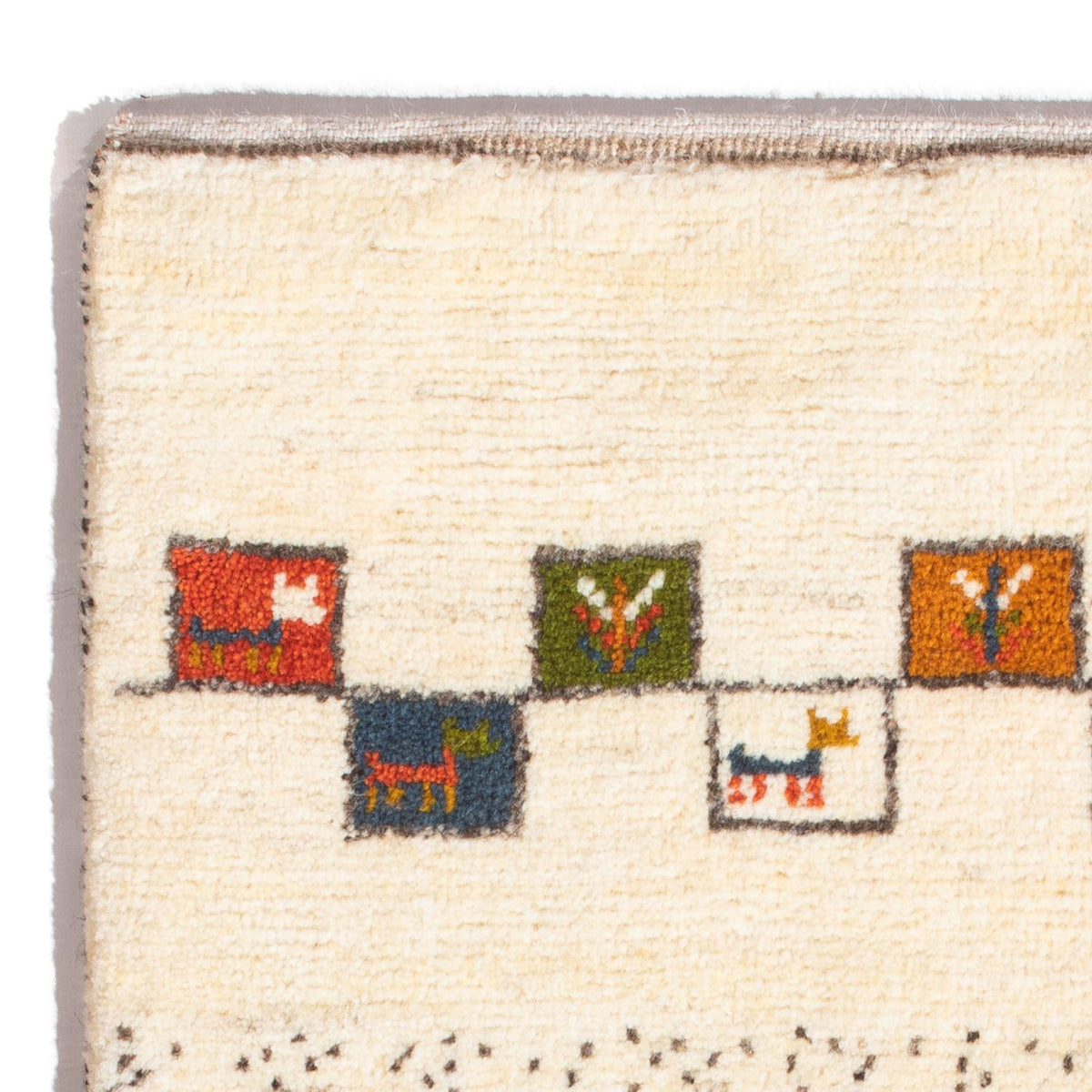 Persian Gabbeh Rug 63x92cm - Perserteppich Wollteppich