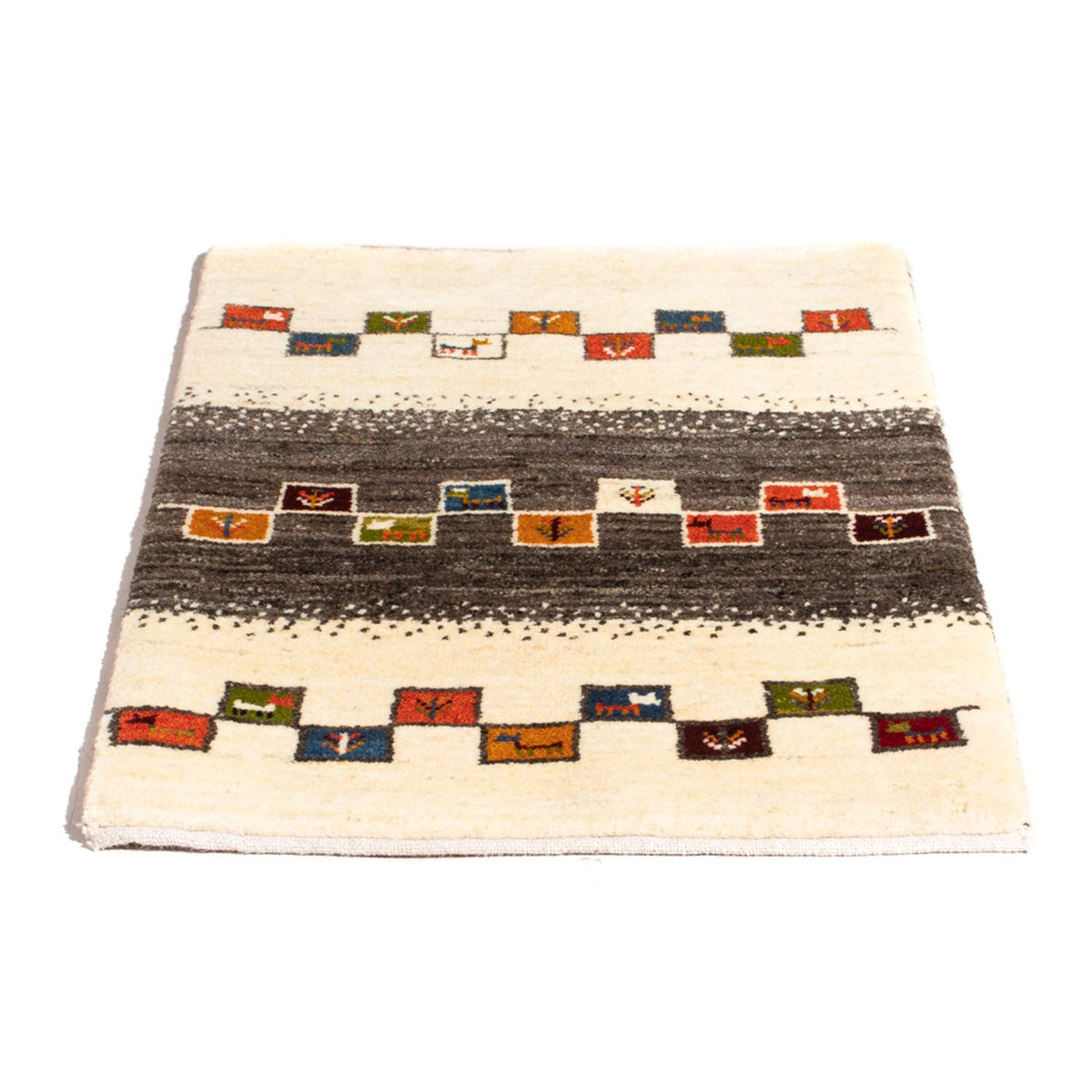 Gabbeh Rug - Perser - 92 x 63 cm - multicolored