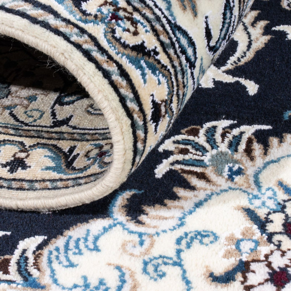 Perser Rug - Nain - 236 x 168 cm - dark blue