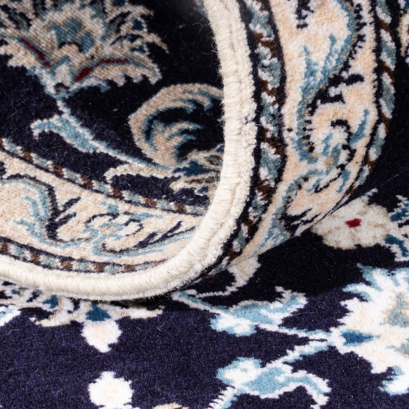 Runner Perser Rug - Nain - 374 x 77 cm - dark blue