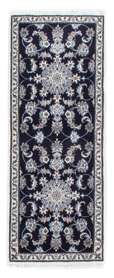 Runner Perser Rug - Nain - 196 x 76 cm - dark blue