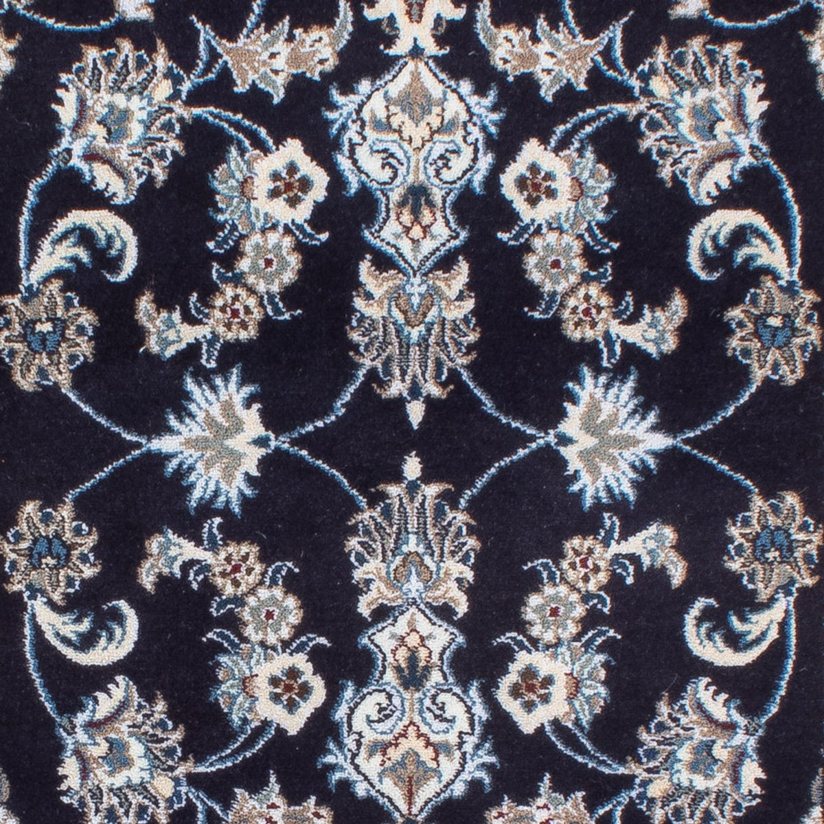 Runner Perser Rug - Nain - 196 x 76 cm - dark blue