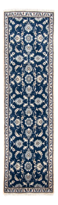 Runner Perser Rug - Nain - 254 x 79 cm - dark blue